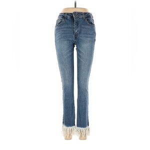 Boutique Fringe Jeans